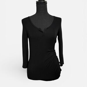 SO Black Long Sleeve Women's Top